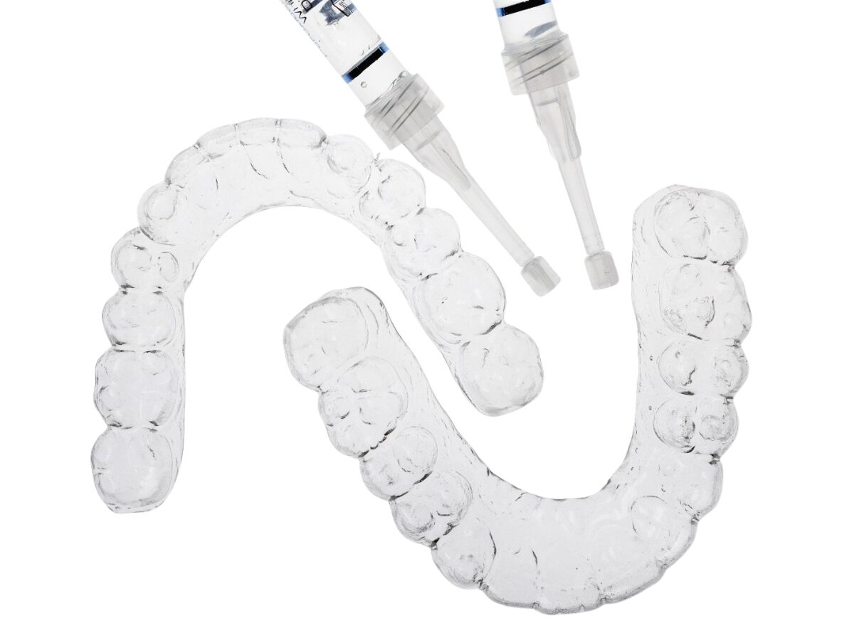Sbiancamento dentale fase 2 — consegna mascherine e gel